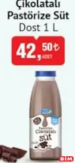 DOST ÇİKOLATALI PASTÖRİZE SÜT 1 L